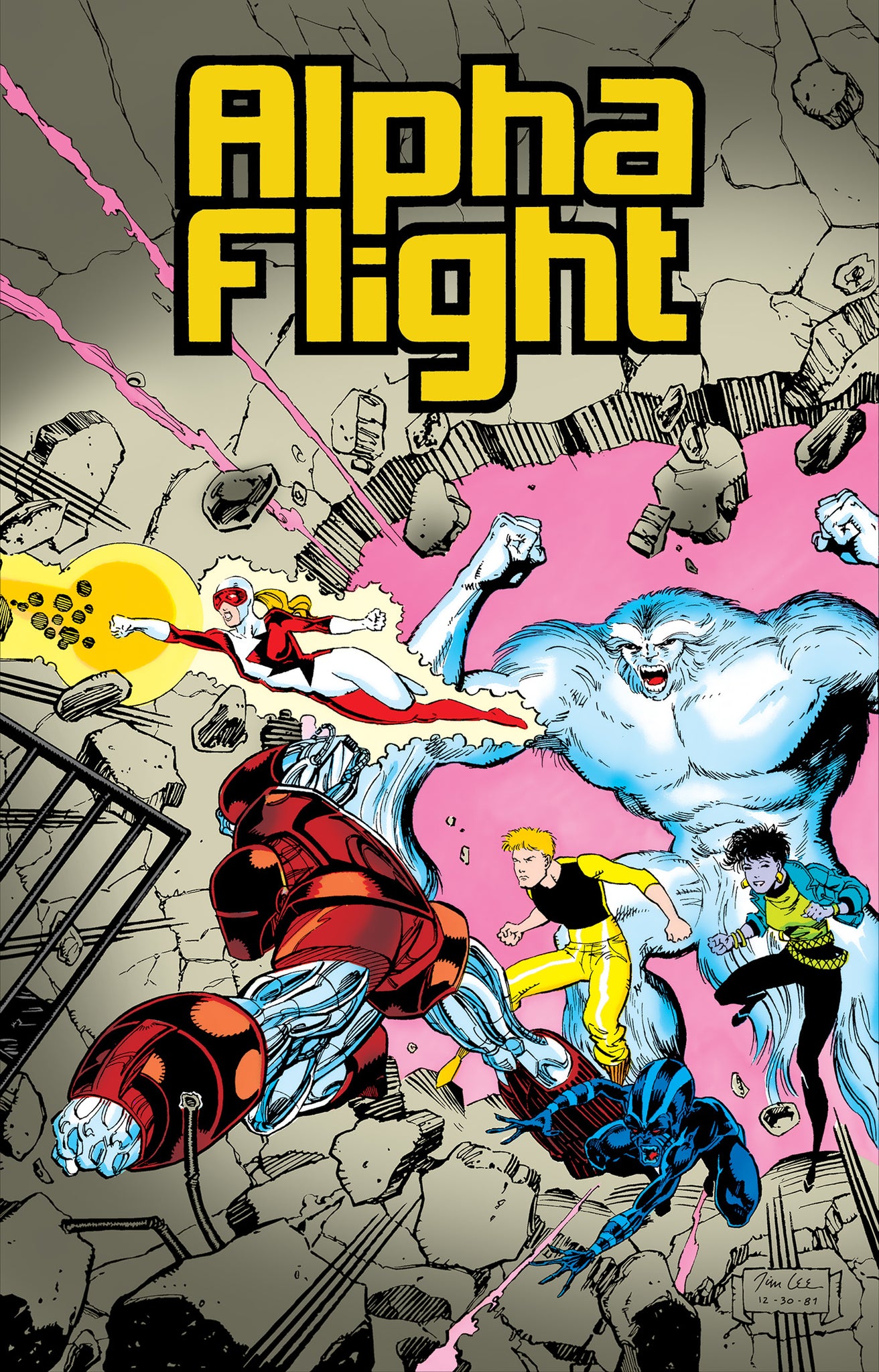 Alpha Flight by Mantlo & Lee Omnibus (main cover)