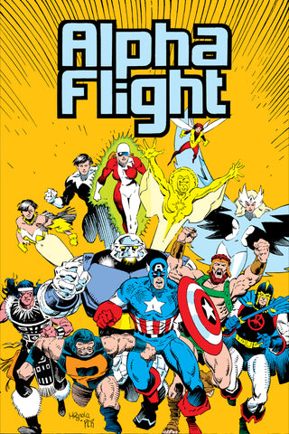 Alpha Flight by Mantlo & Lee Omnibus (DM cover)