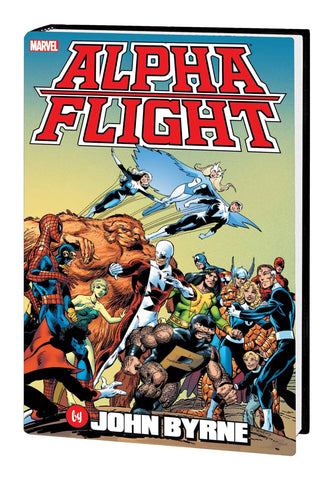 Alpha Flight by John Byrne  omnibus volume 1 main cover
