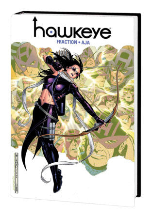 Hawkeye by Fraction and Aja Omnibus DM cover by Jim Cheung